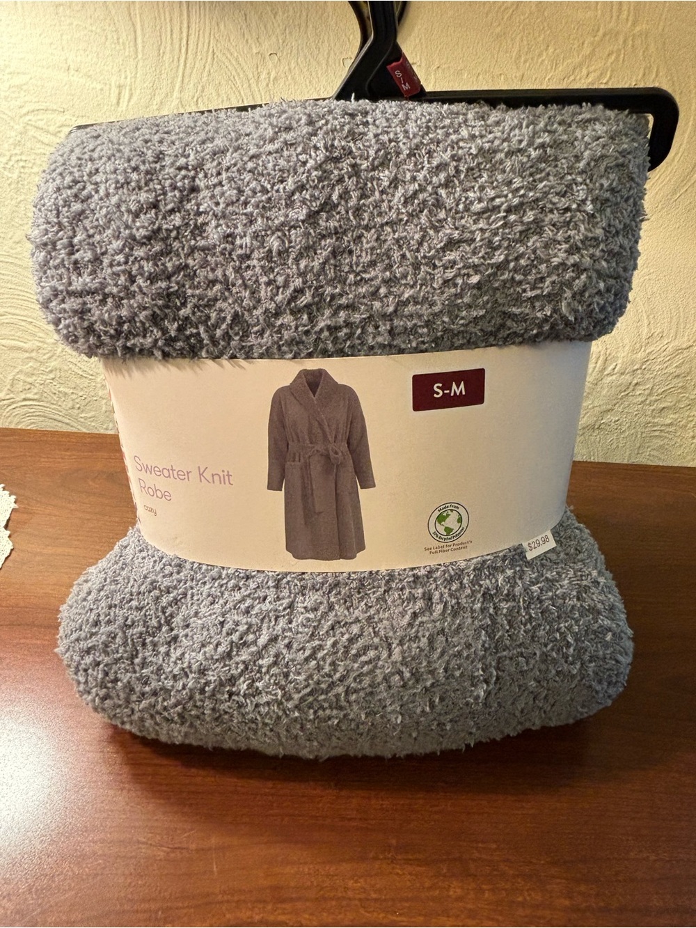 New in packaging Joyspun sweater knit robe s-m